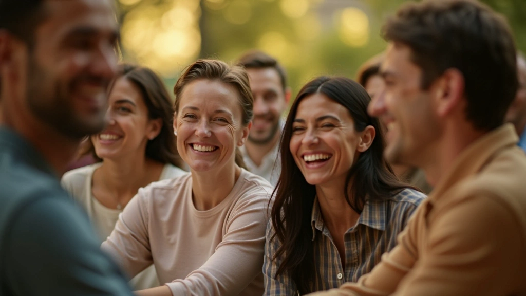 People of different ages enjoying a relaxed group conversation